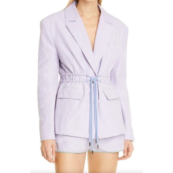 AKNVAS Amanda Drawstring Blazer Lavender Purple {3T38} - Picture 2 of 4